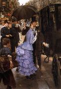 James Tissot La Demoiselle D'Honneur (The Bridesmaid) (nn01) oil painting on canvas